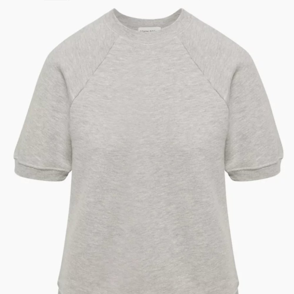 Denim Forum THE '70S RAGLAN SHORT-SLEEVE SWEATSHIRT - NWT - Picture 6 of 6